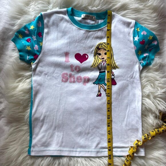 Vintage “I Love to Shop” Baby Tee - Picture 5 of 7